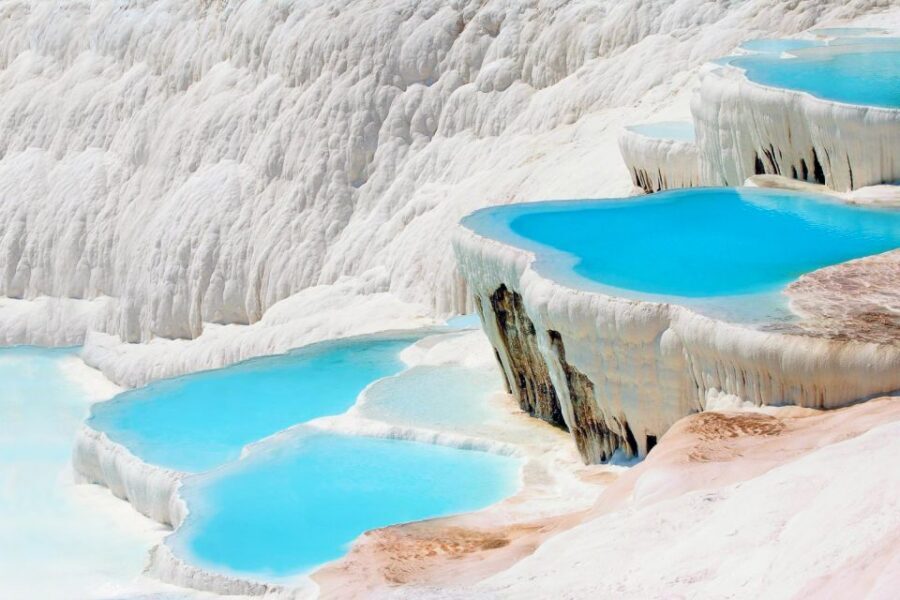 Ephesus and Pamukkale: Day Trip by Plane from Istanbul - Pamukkale Cotton Castle: Travertines, Hot Springs, and Choosing Your Moment
