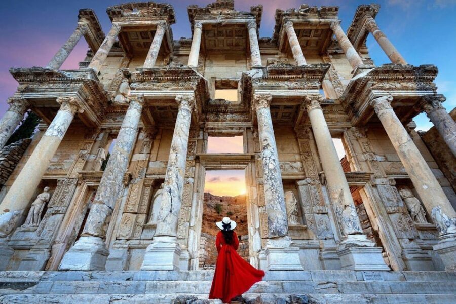 Kusadasi: Ephesus, House of Virgin Mary, and Temple Tour - Entering Ephesus: big ruins, real walking, and smart expectations