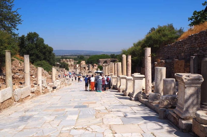 Kusadasi: Ephesus & Temple of Artemis Tour with Entry Ticket - Ephesus: chariot-wheel streets, the Library of Celsus, and major Roman sights