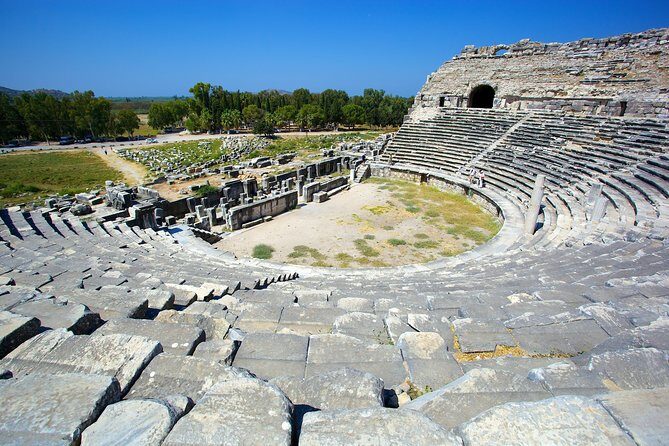 Priene Miletos Didyma Tour From Kusadasi / Selcuk Hotels - Milet Antik Kenti: Theatre Scale and the Baths of Faustina