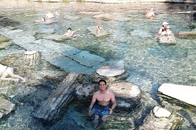 Private Full-Day Pamukkale Sightseeing Tour - Entering Pamukkale: walking travertine and making great photos