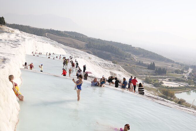Small Group Pamukkale Tour From Kusadasi or Selcuk Hotels - Stop 2: Hierapolis Walkthrough from Necropolis to Apollo Temple